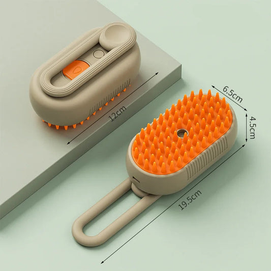 Cat Steam Brush Steamy Dog Brush 3 in 1 Electric Spray Cat Hair Brushes for Massage Pet Grooming Comb Hair Removal Combs