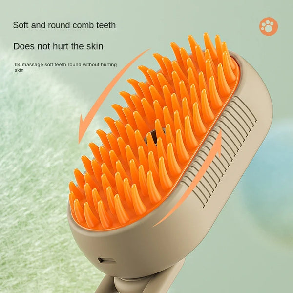 Pet Steam & Grooming Brush